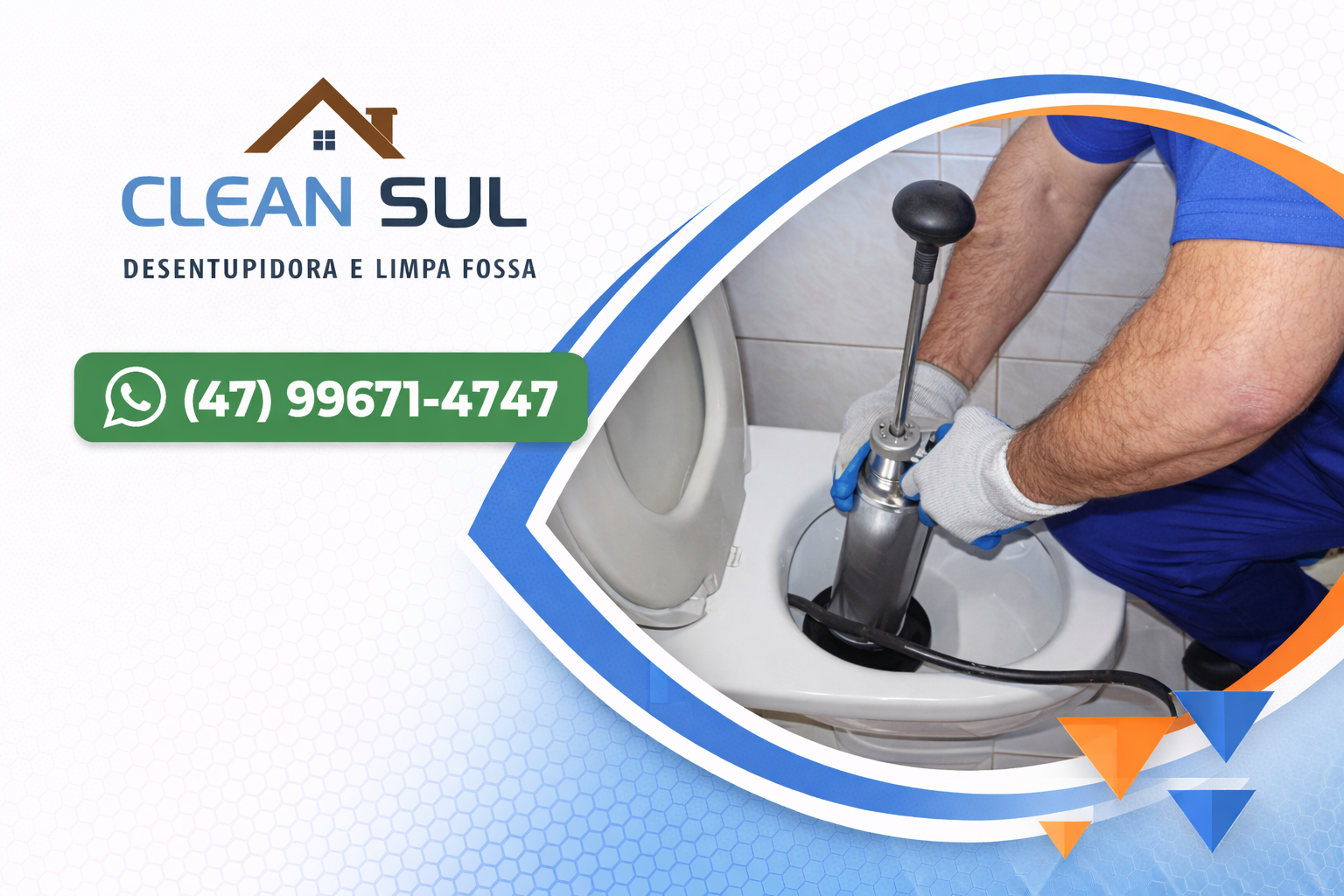 Desentupidora Itajaí, desentupimento de vaso sanitário